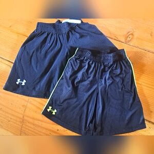 Under Armour Kids Black Shorts 2 Pair